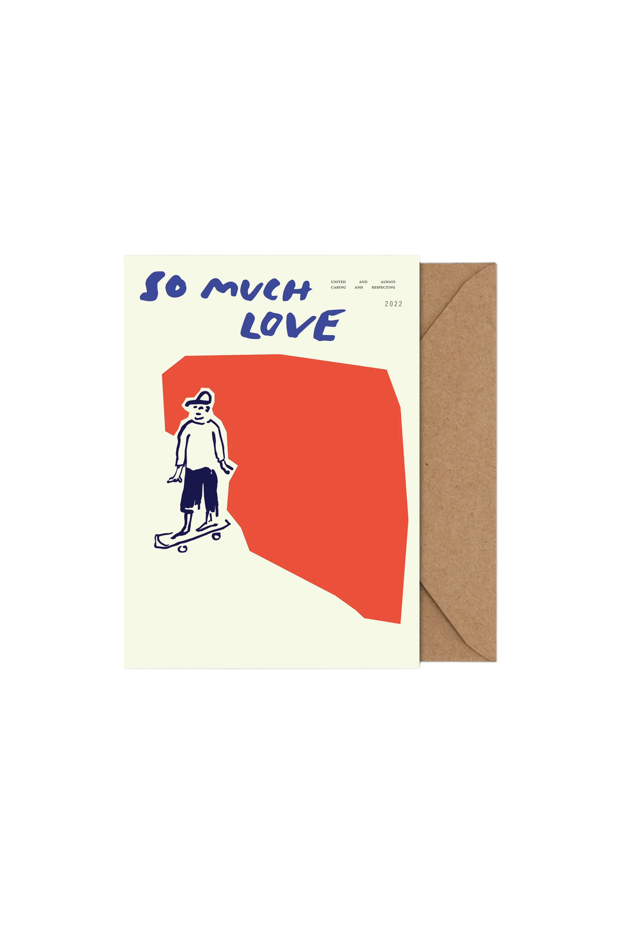So Much Love-Skateboard art card