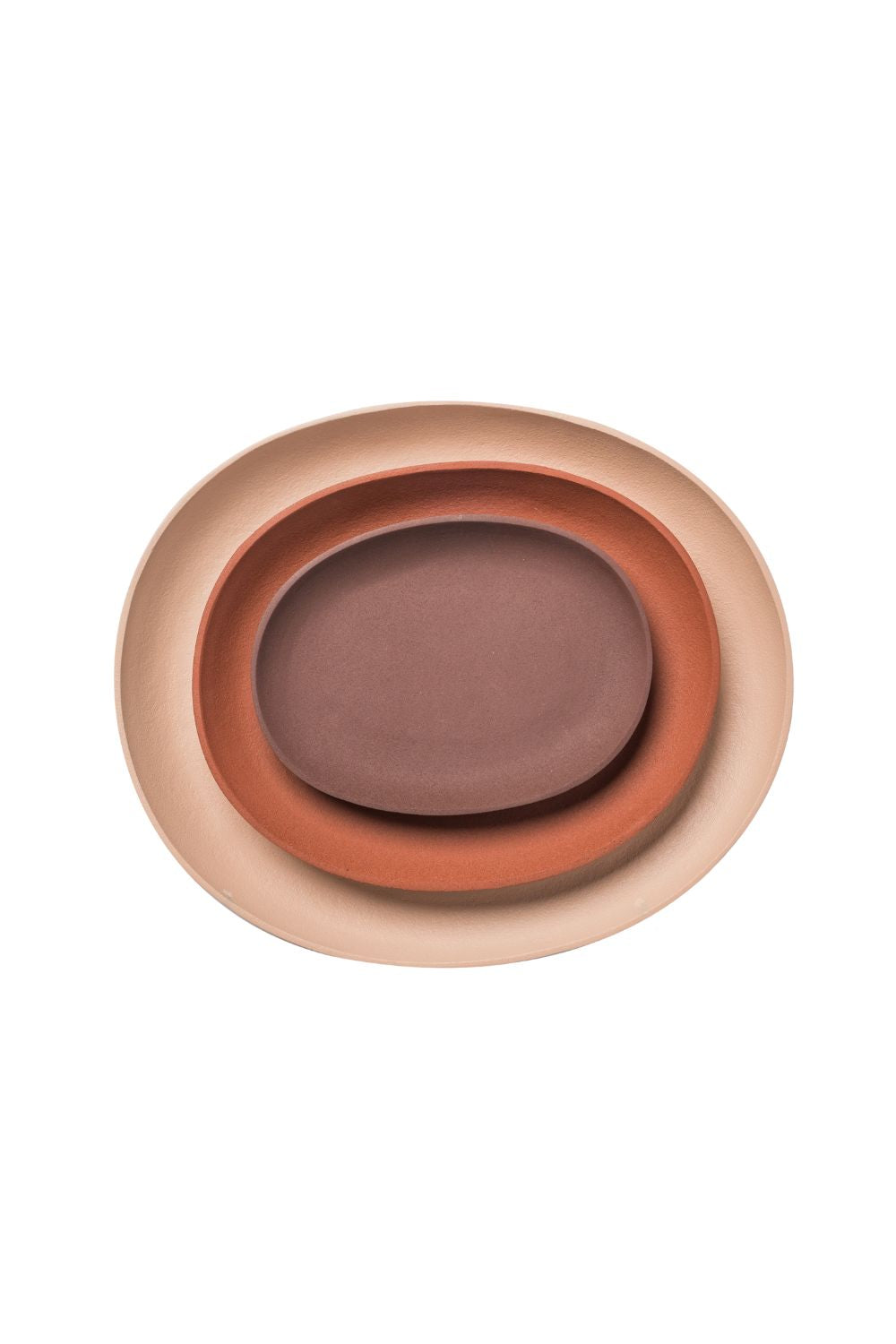 Greek Cognac Trays Set of 3