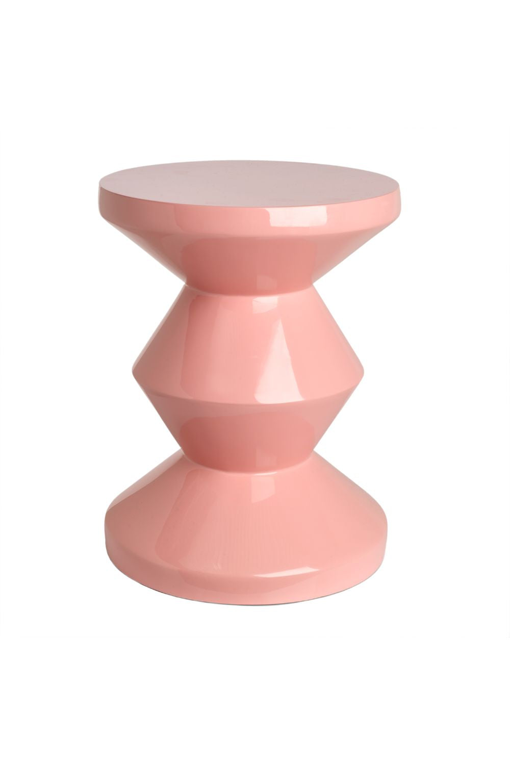 Zig Zag Stool Light Pink | Polspotten | Home of Solinfo