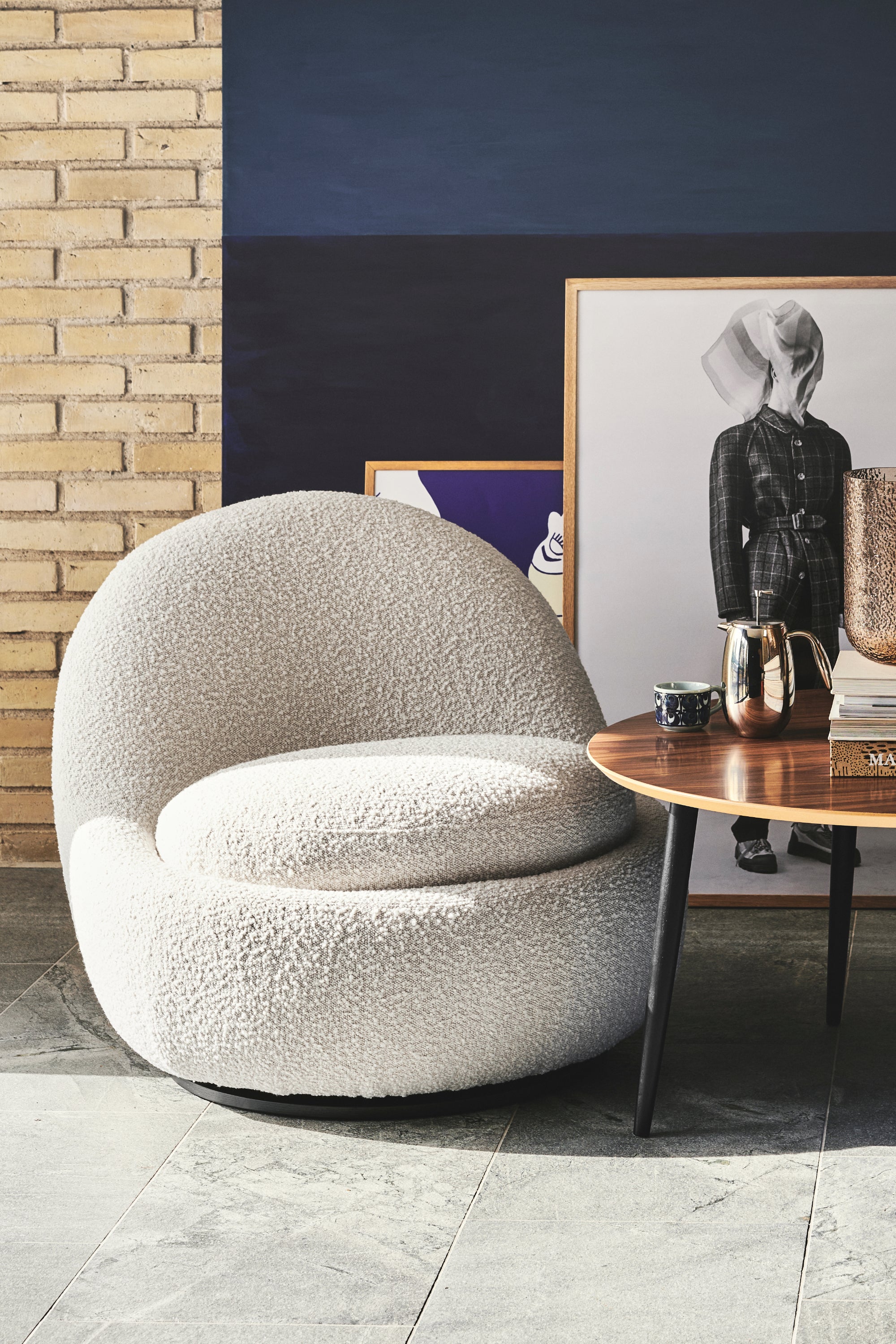 Babette Maya Cream lounge chair