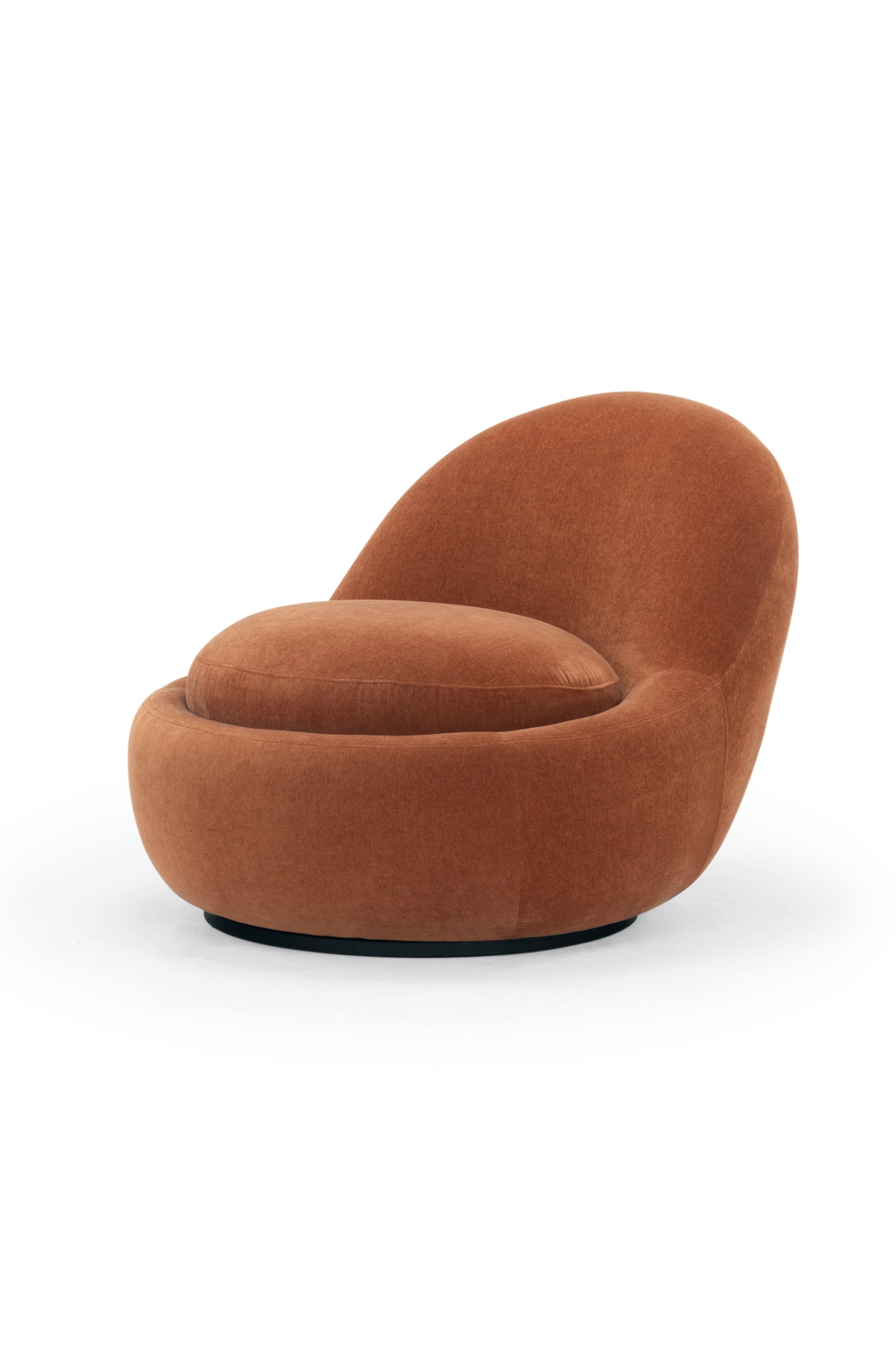 Babette Moss Rust lounge chair