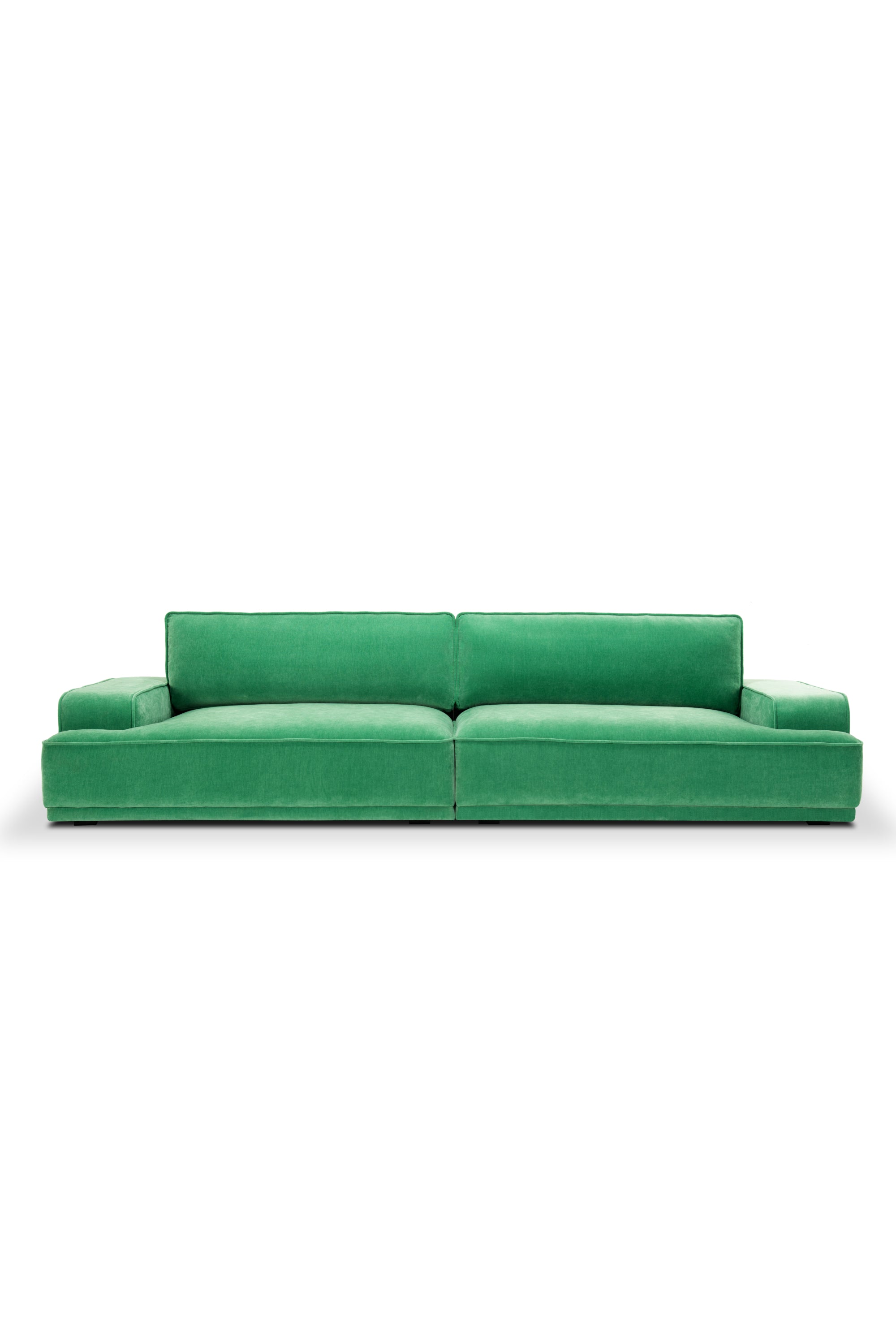 Leonora Moss Grass Green Sofa