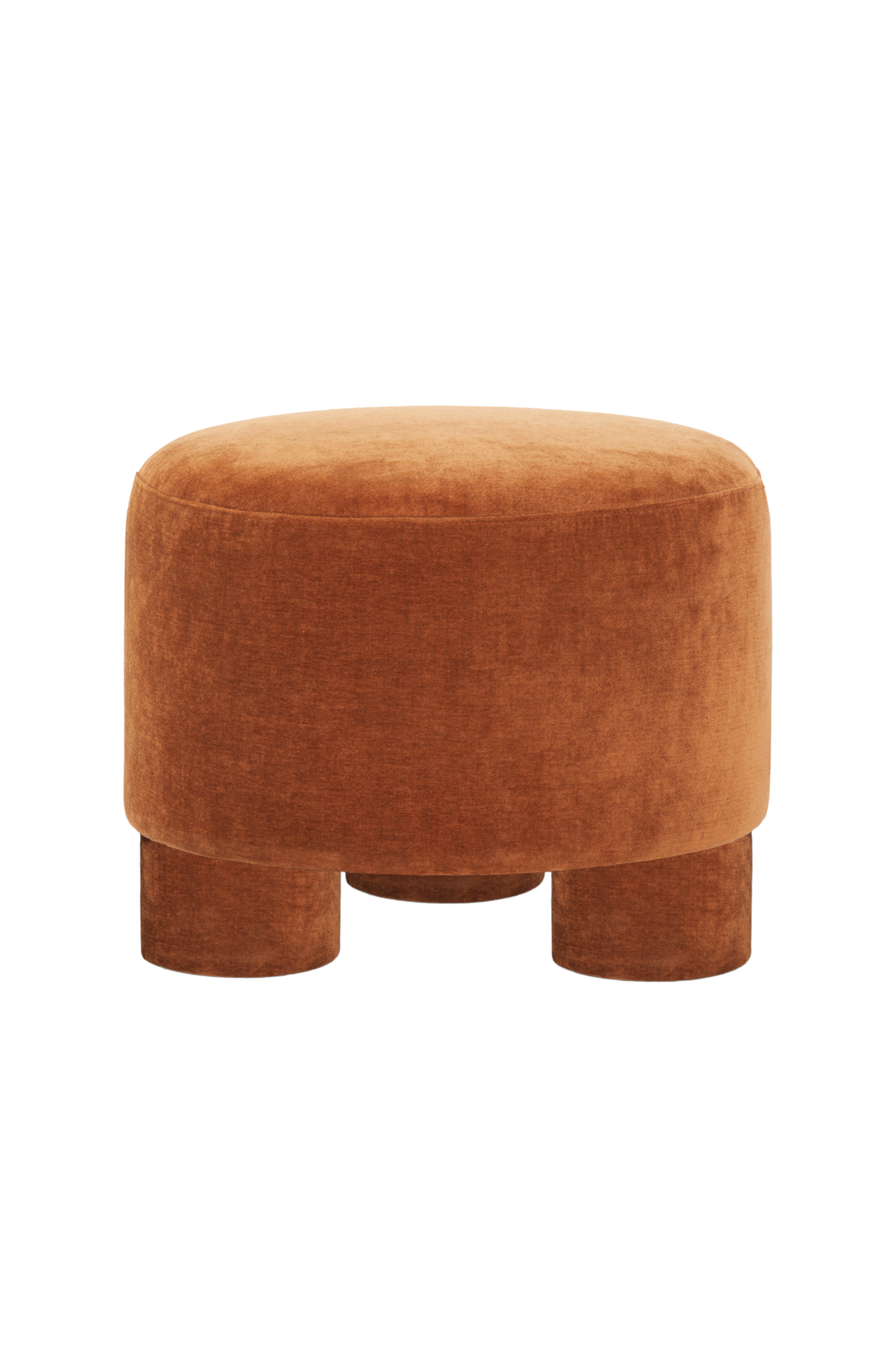 Faith Pouf Moss Rust