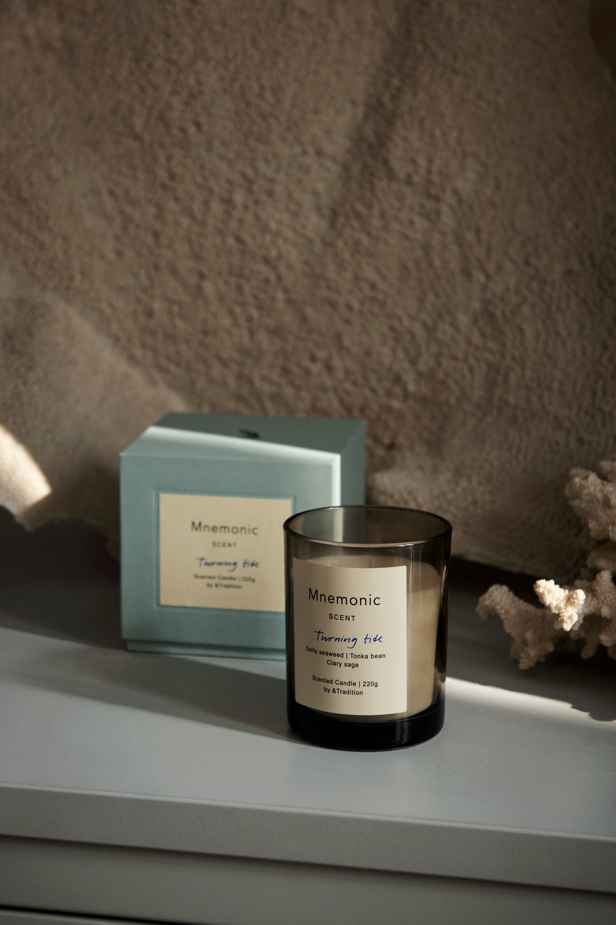 Mnemonic Scented Candle Turning Tide