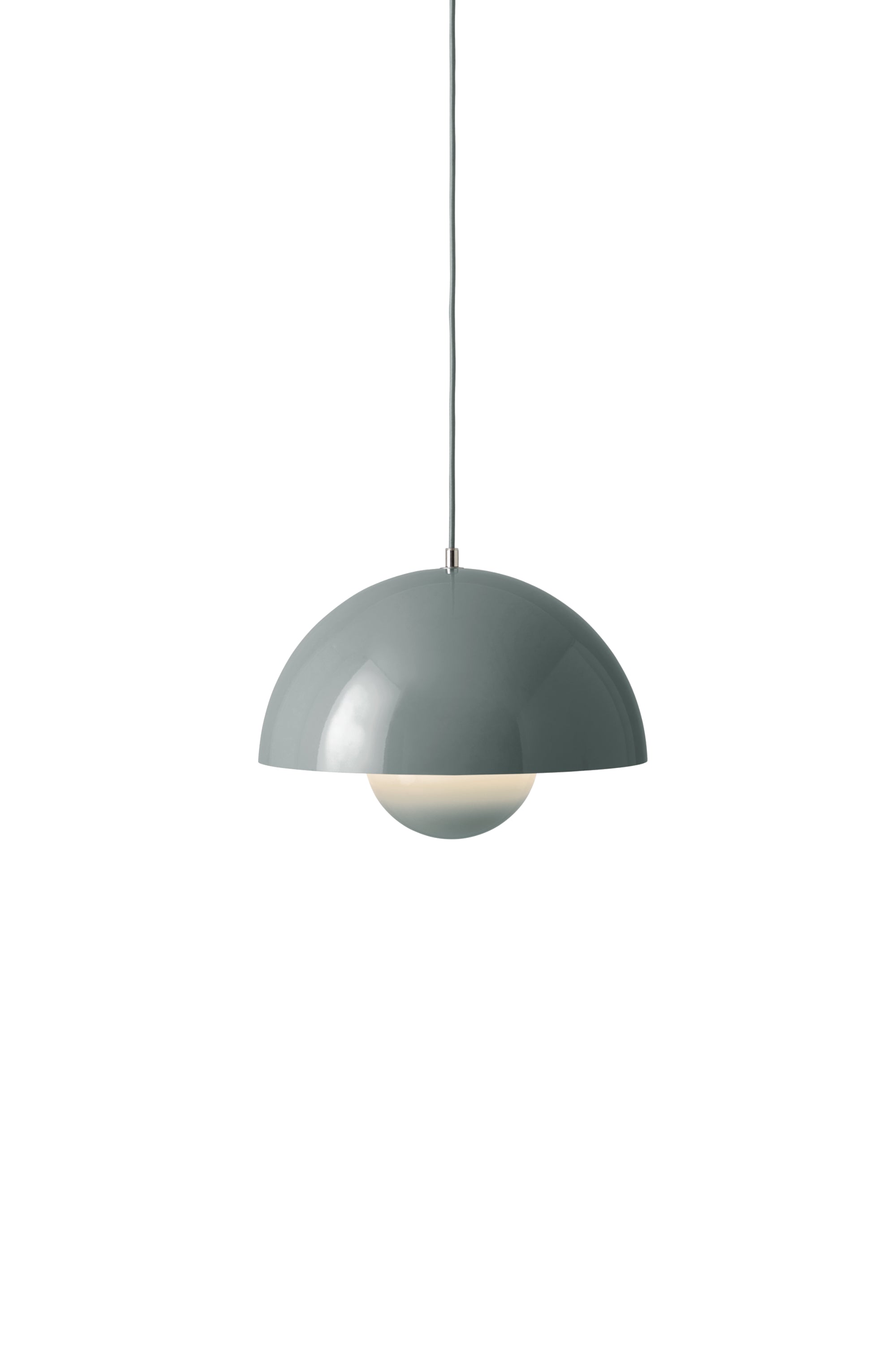 Flowerpot VP7 stone blue pendant
