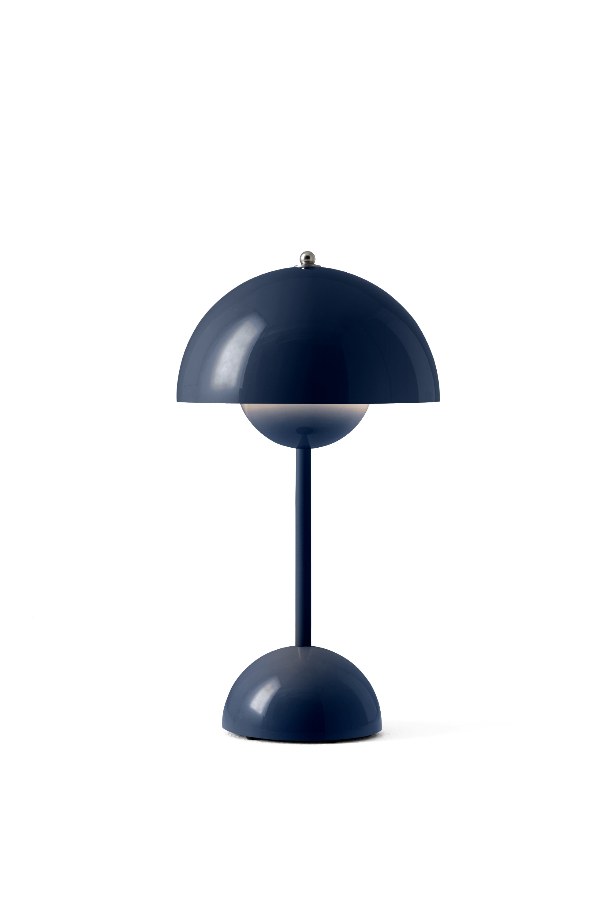 Flowerpot VP9 steel blue lamp