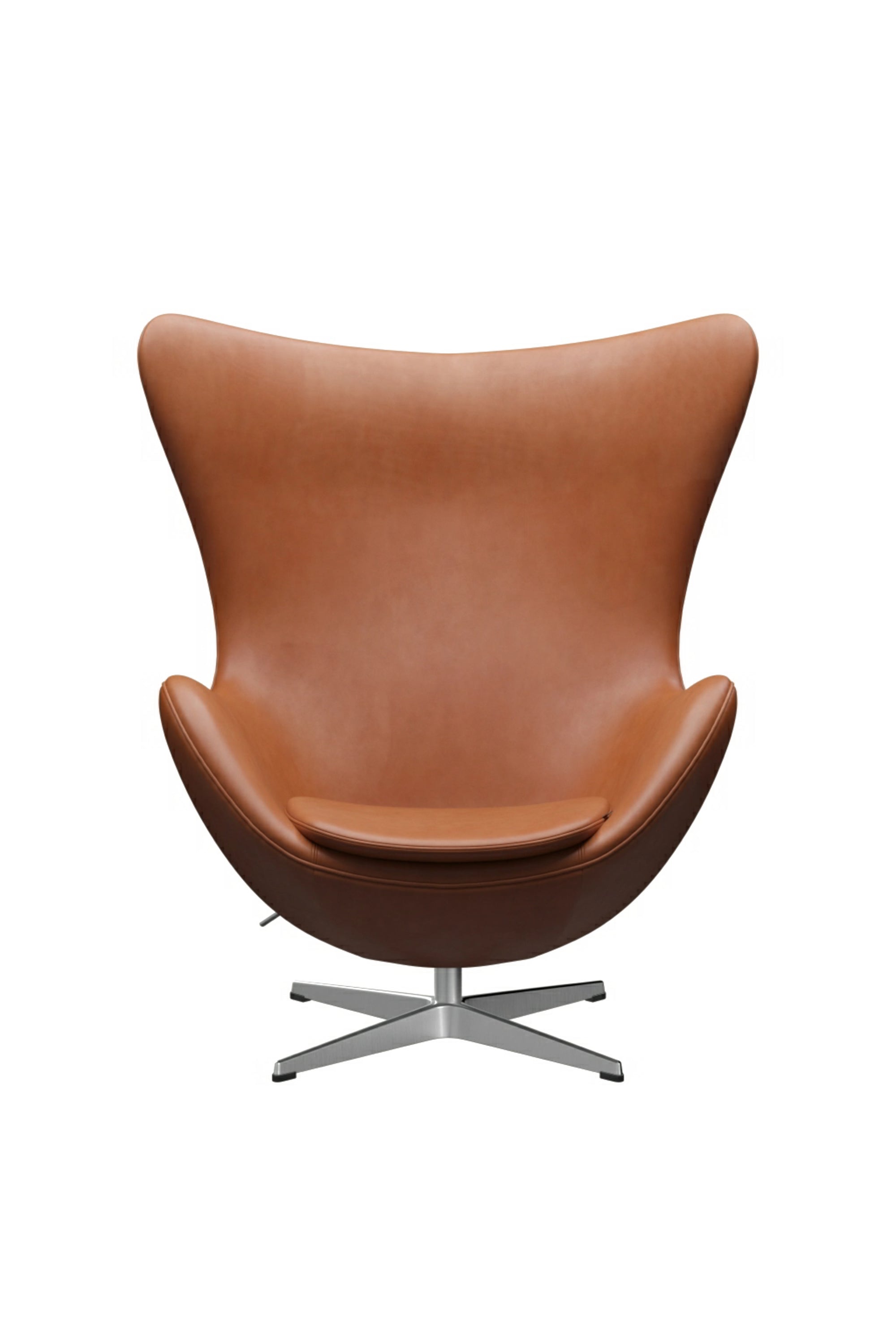 Egg™ Lounge Chair cognac leather