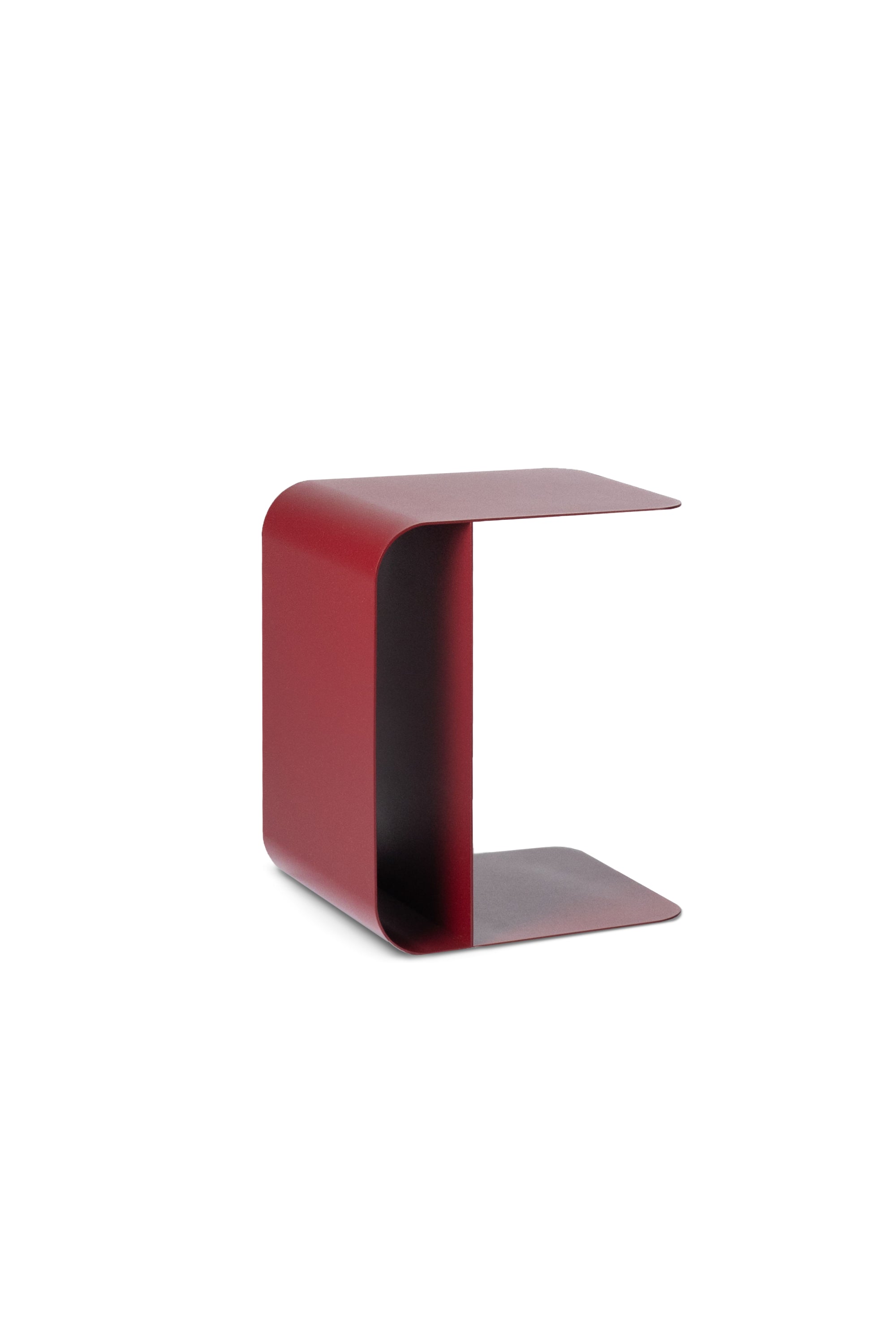 Mira bordeaux side table