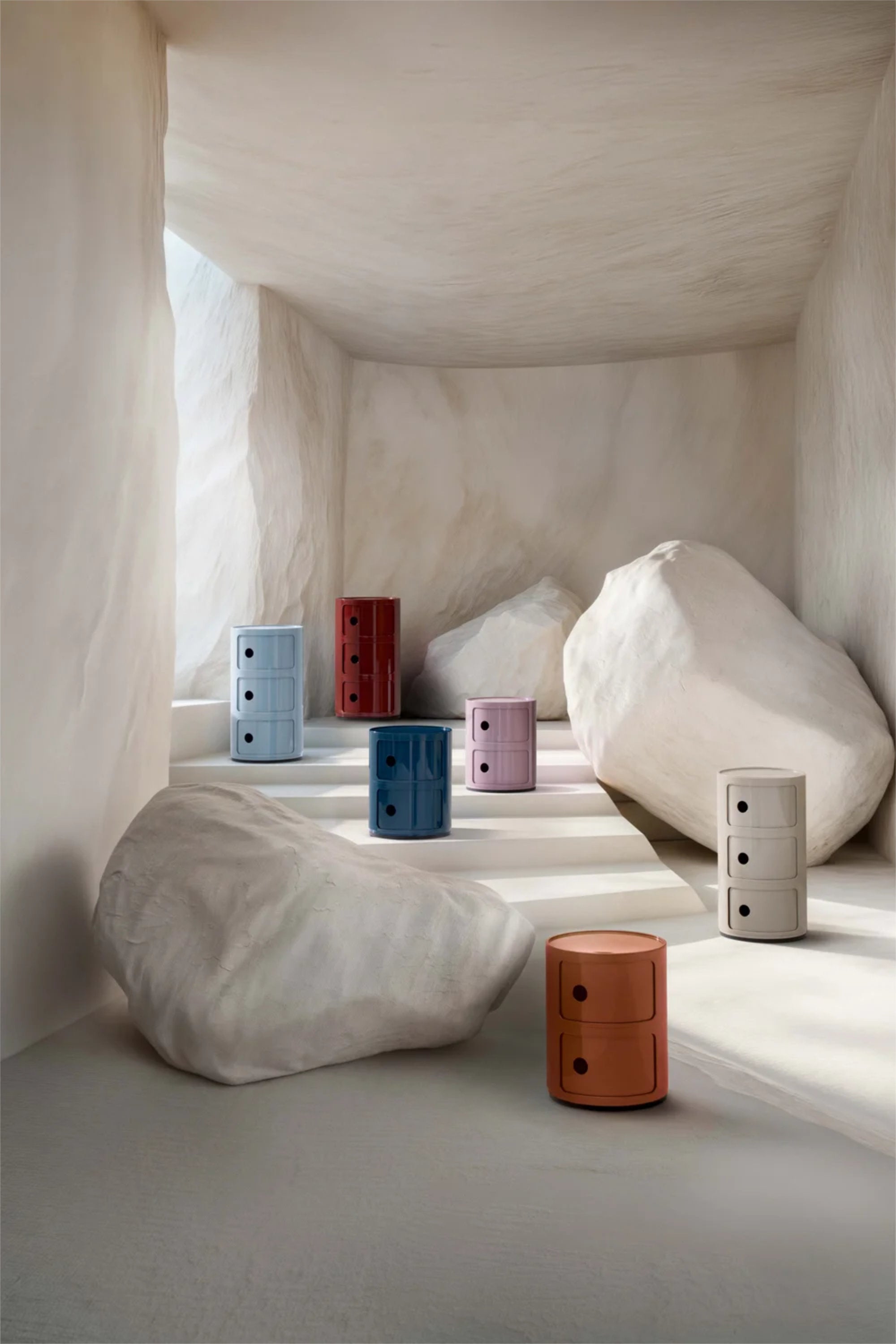 Componibili burgundi 2 elemes tároló 