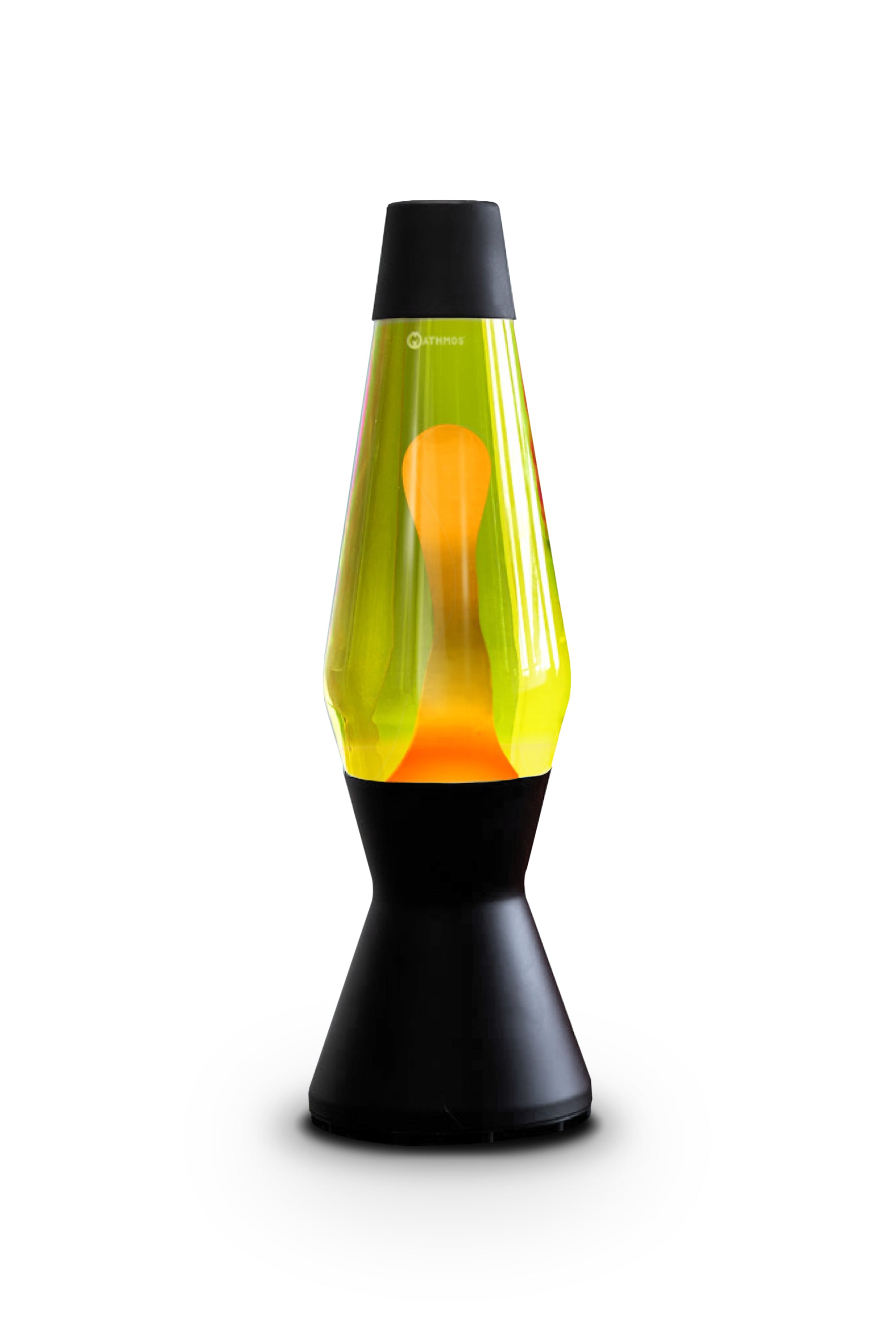 Astro Original Lava Lamp black and yellow orange