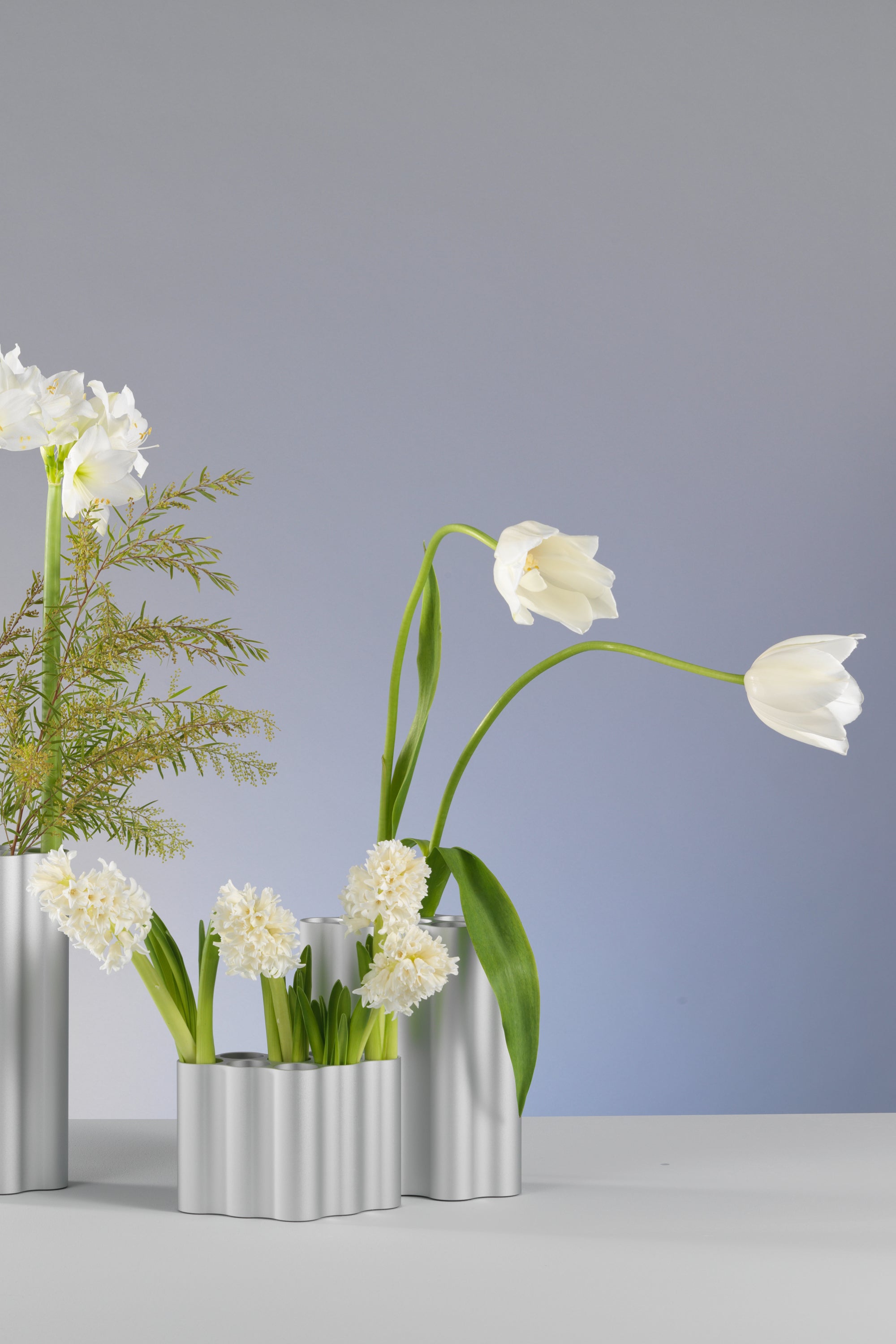 Nuage Vase Small Silver