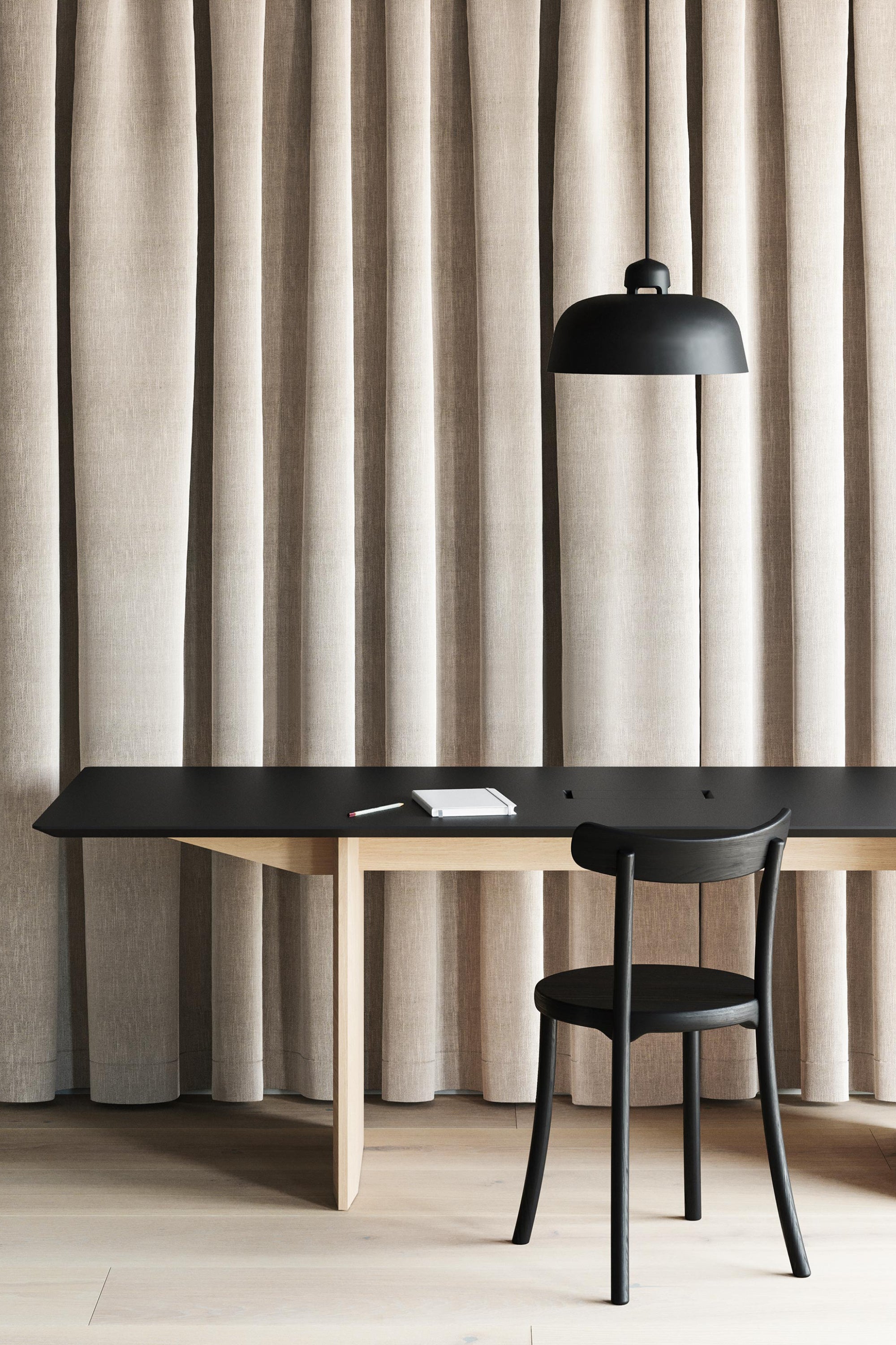 w162 Dalston S1 Pendant Lamp brown and green