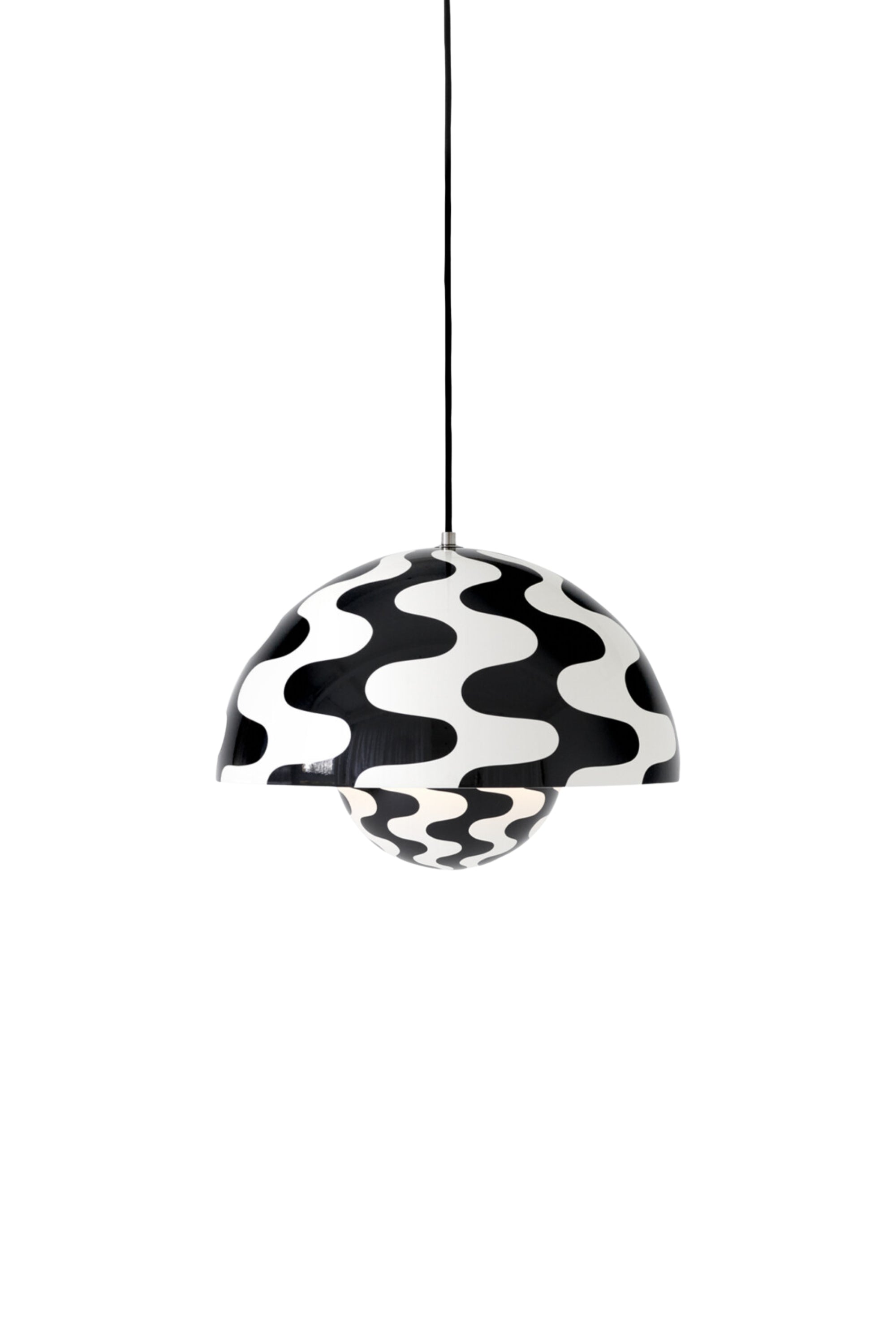 Flowerpot VP7 black&white pendant