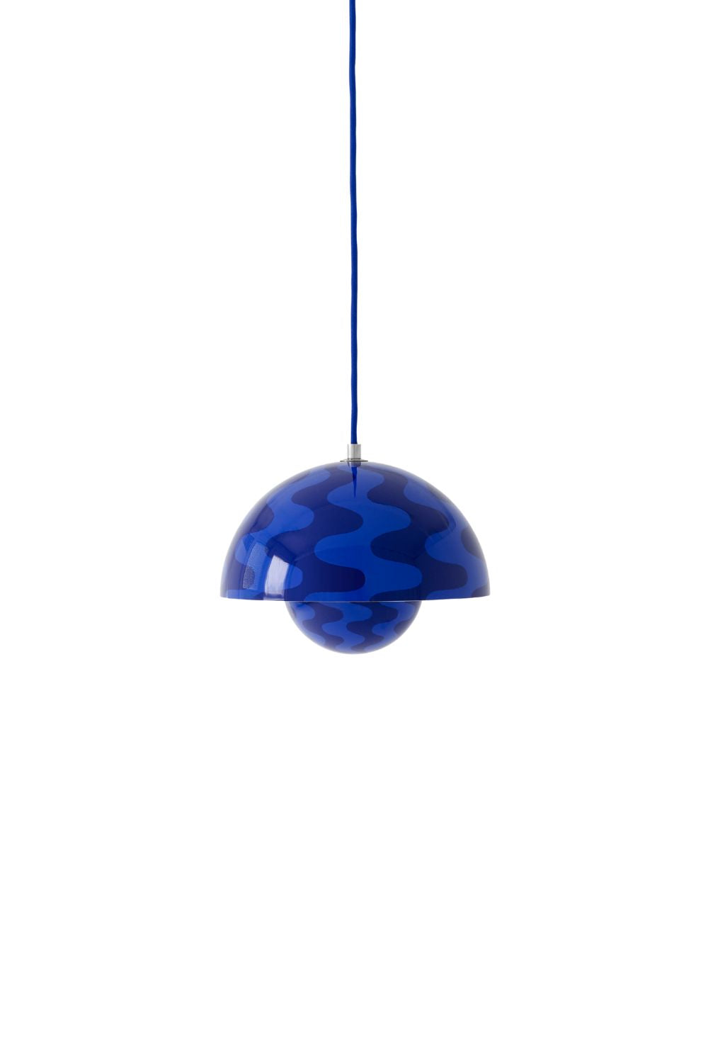 Flowerpot VP1 Cobalt and Twilight Blue Pattern | &Tradition | Home of Solinfo