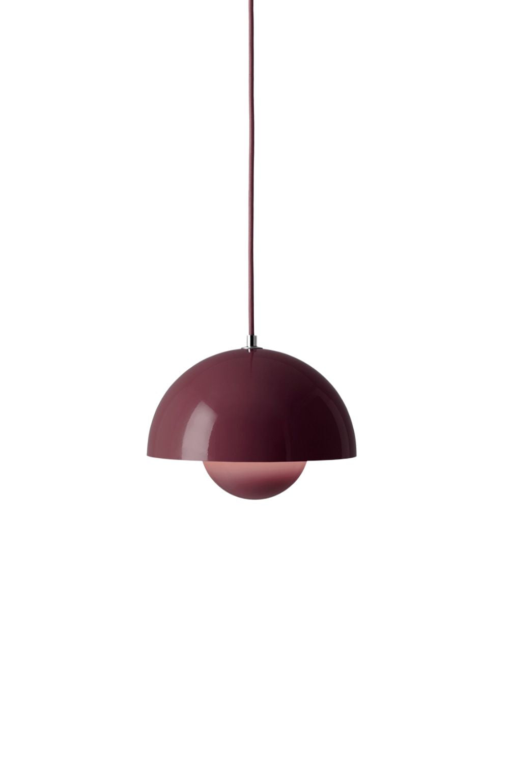 Flowerpot VP1 Dark Plum pendant | &Tradition | Home of Solinfo