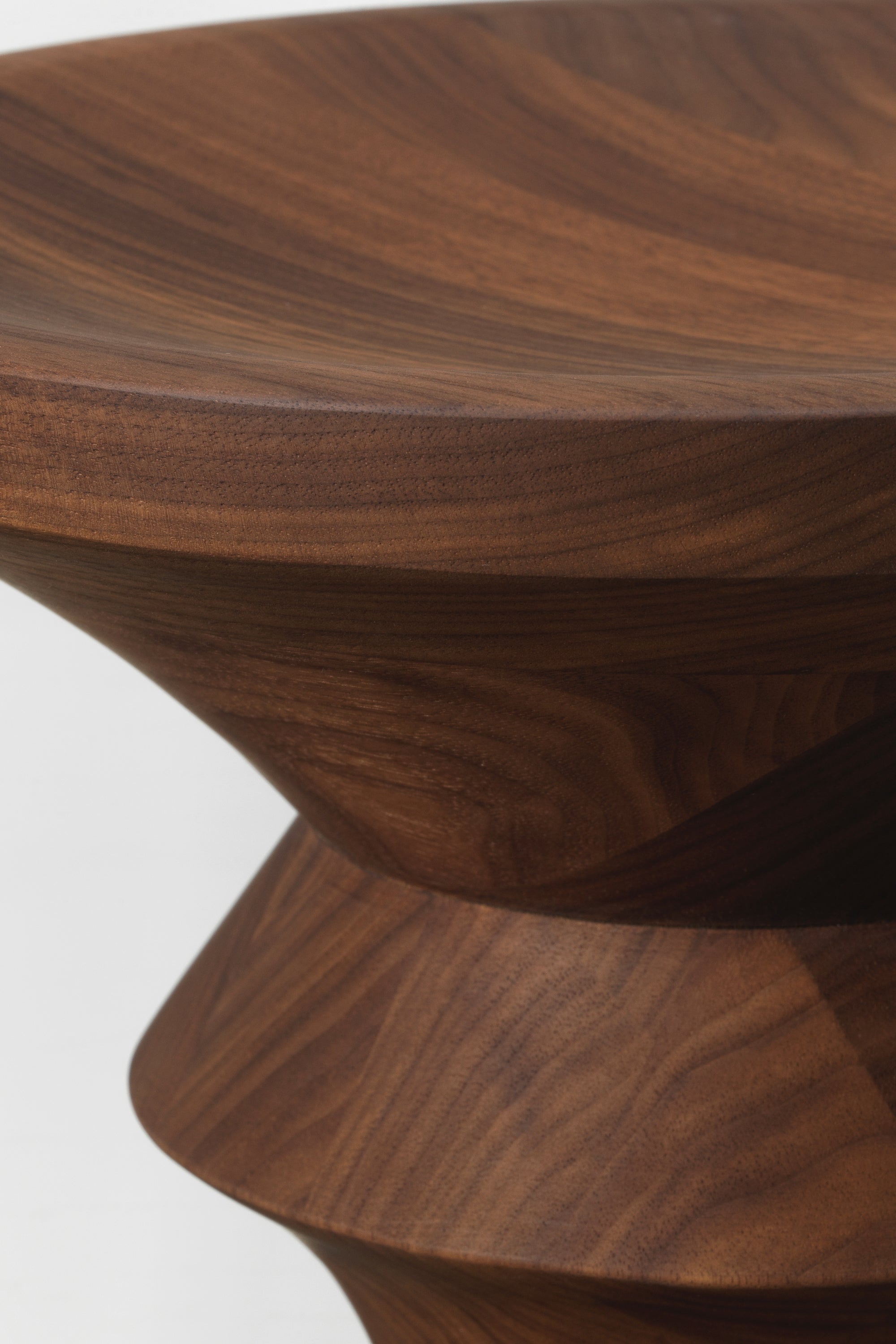 Stool Model B, walnut