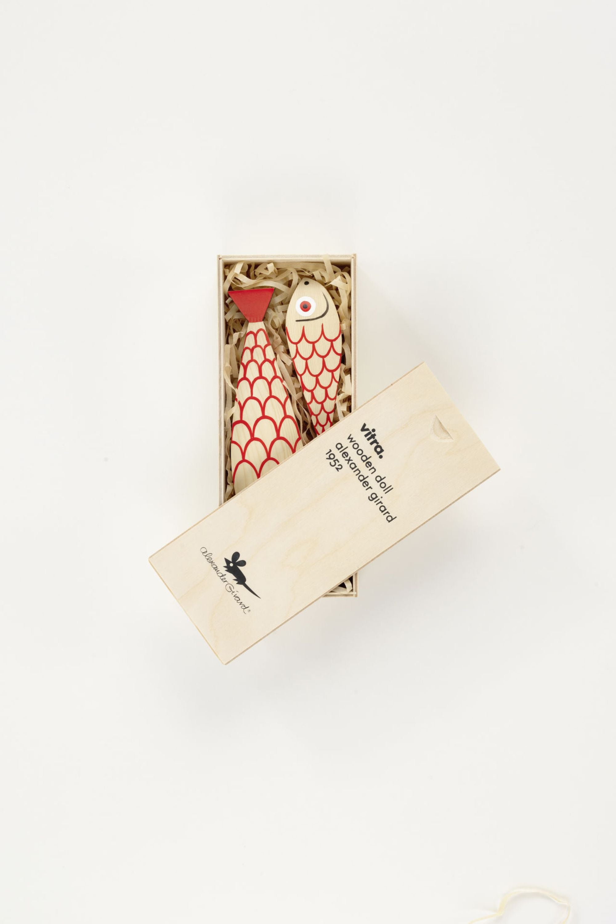 Wooden dolls Mother Fish & Child