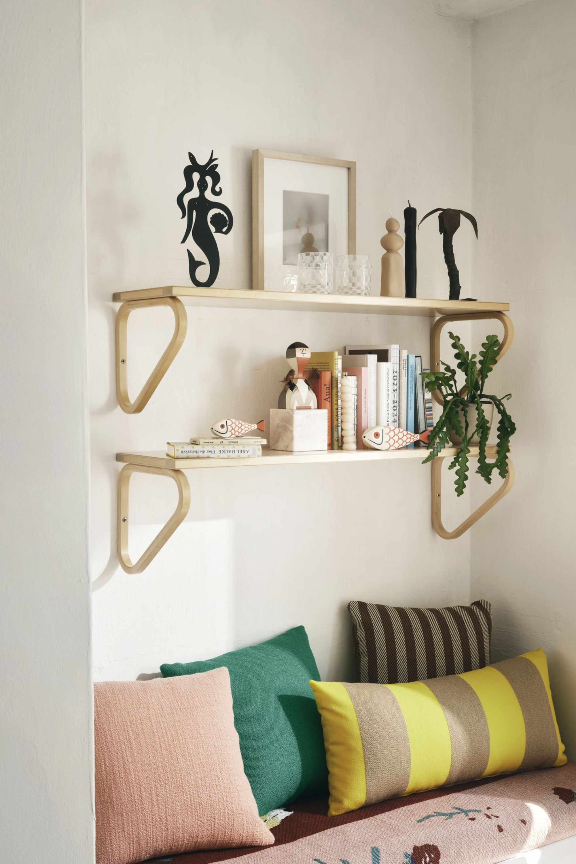 Wooden dolls Mother Fish & Child