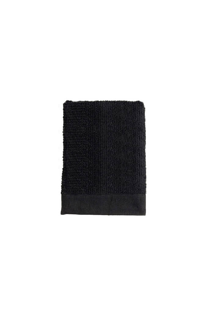 Zone Classic Towel Black 50 x 70 cm | Zone Denmark | Home of Solinfo