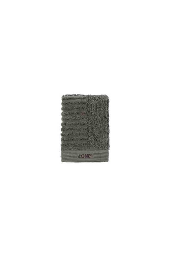 Zone Washcloth 30x30 cm Olive green | Zone Denmark | Home of Solinfo