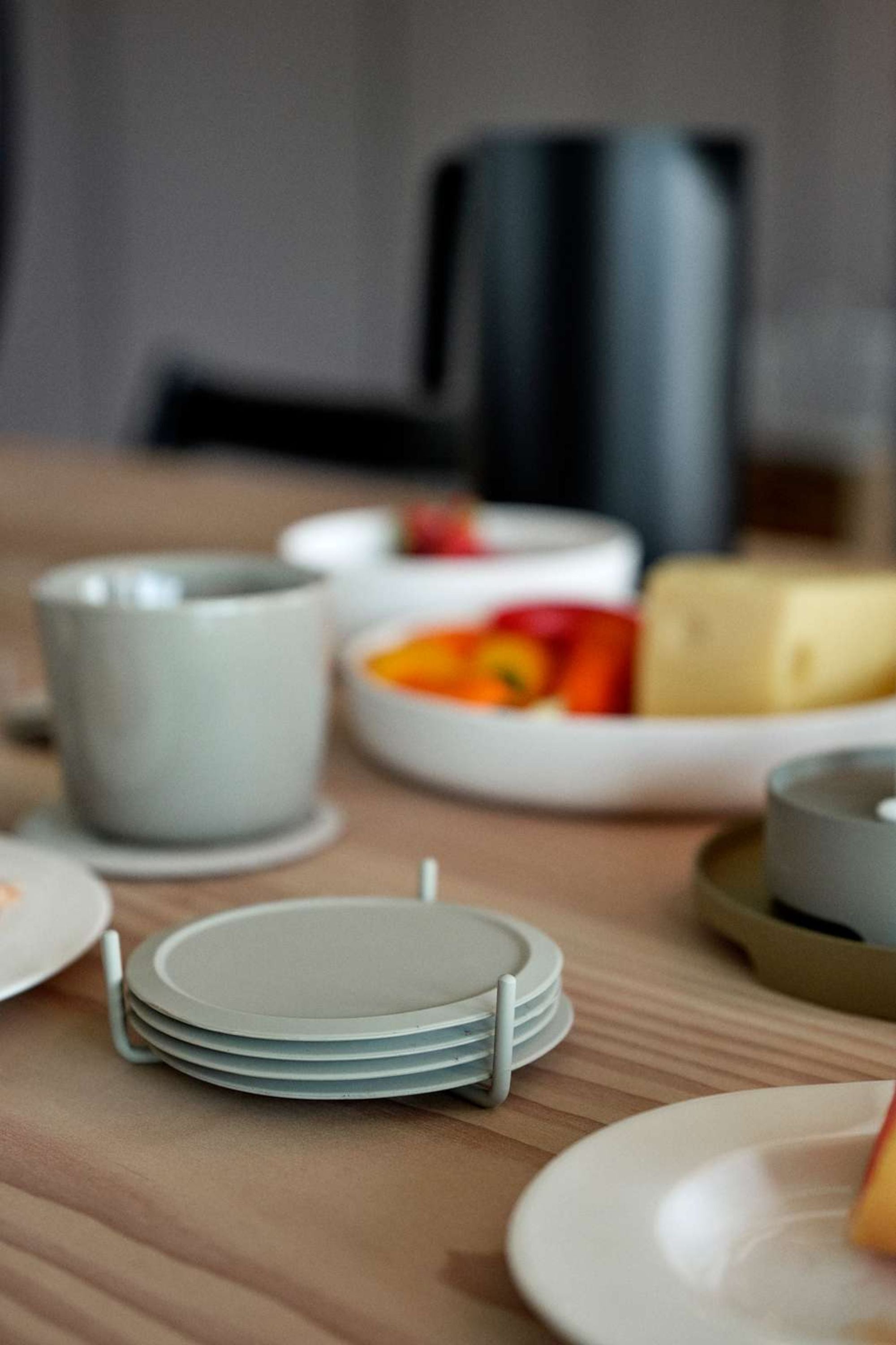 Singles fekete poháralátét