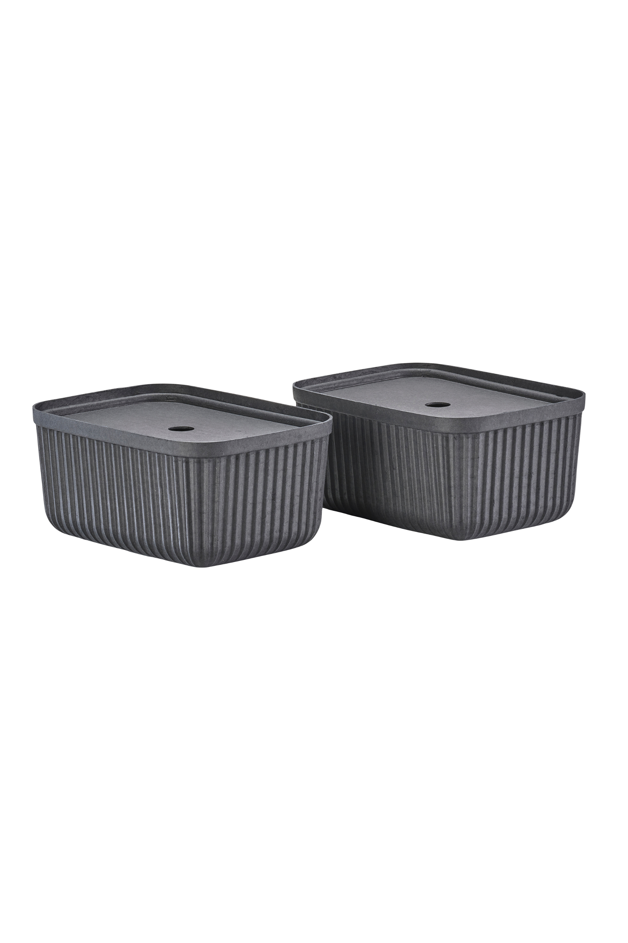 Pulp Storage Box Black Set of 2 | Zone Denmark | Home of Solinfo